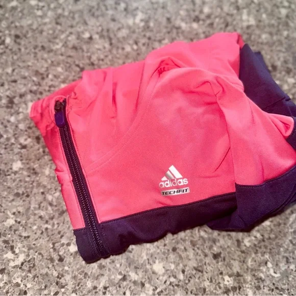 Adidas TechFit Half Zip Hoodie - Size Small - Picture 8 of 13